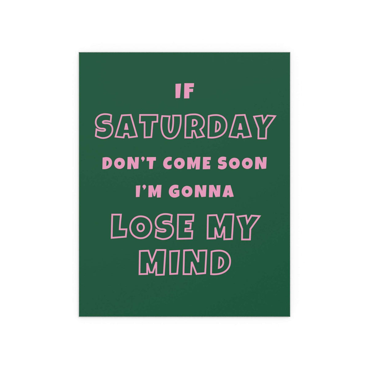 Sam Fender - Saturday (Green + Pink)