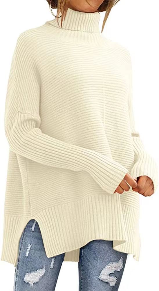 Lazy Wind Bat Sleeve Loose Pullover Sweater