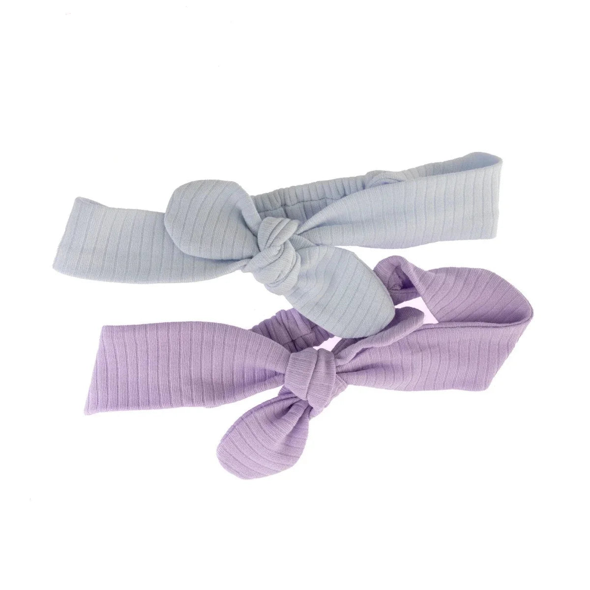 HelloBaby 2 Pack Tie-Fastening Bow Baby Headbands (One Size)