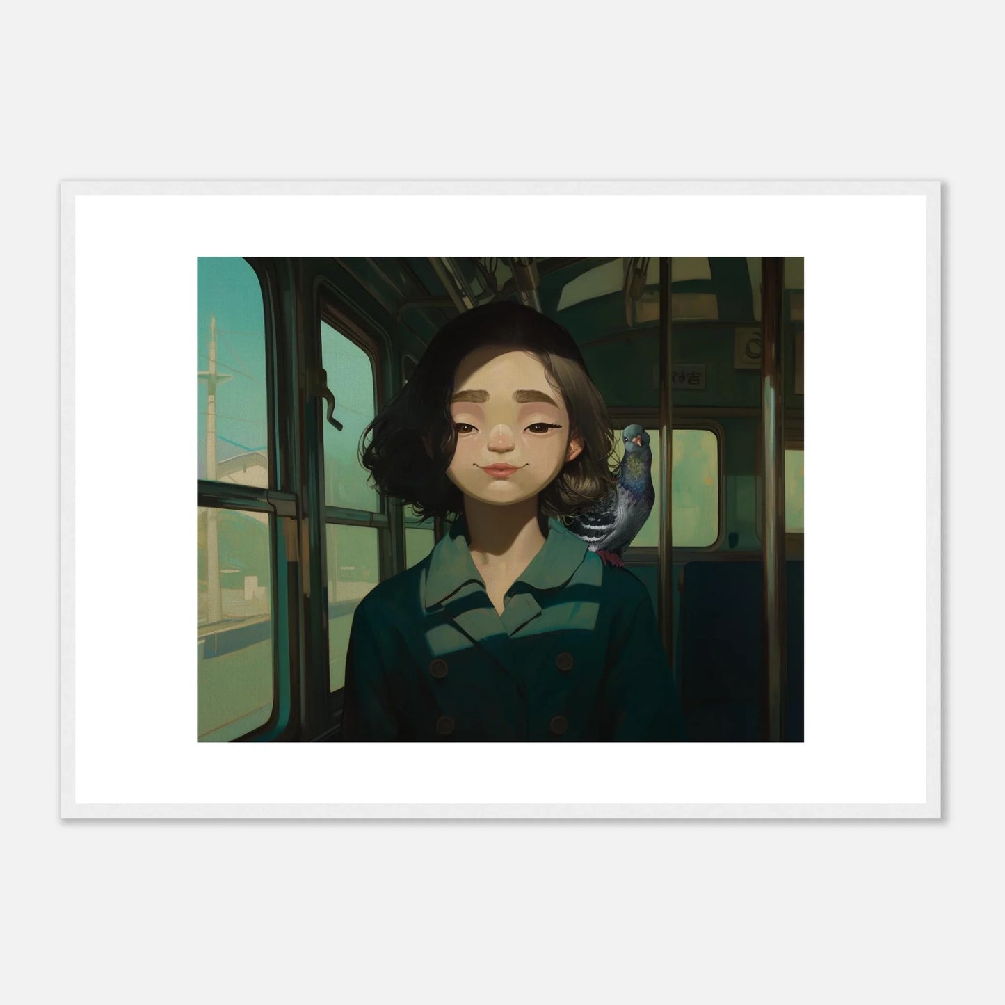 Bebe Wahyu - 'Joyful Journey' Framed Print