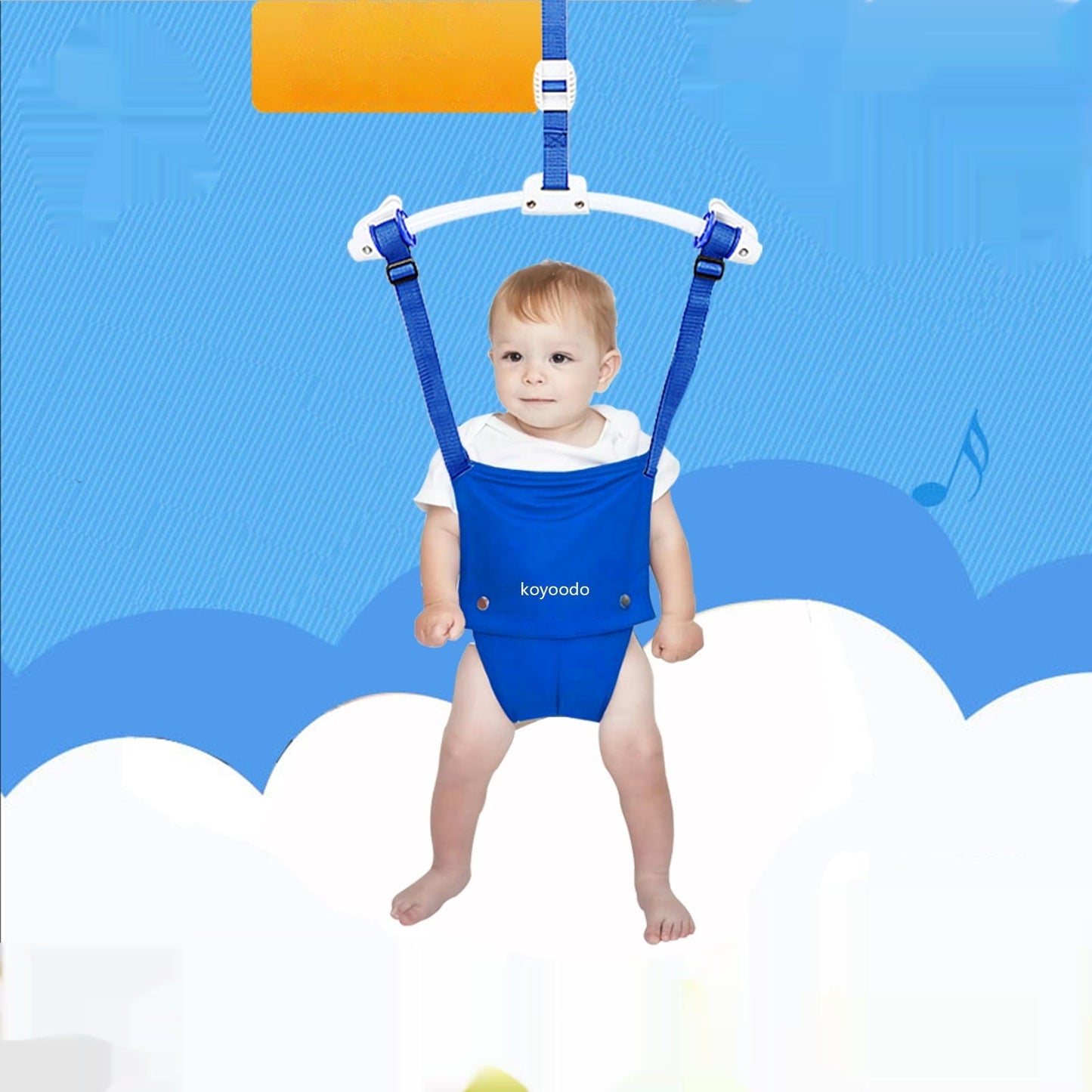 Baby Door Jumper - Adjustable Hanging Bounce Chair with Steel Spring