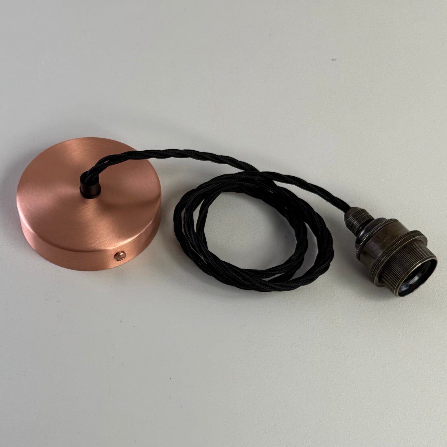 Cawston - Genuine Solid Copper Slotted Lampshade Pendant Ceiling Light - 11 Inch