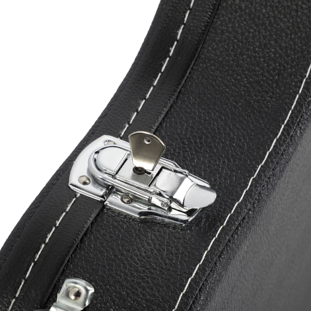 ST High Grade Electric Guitar Hard Case Microgroove Flat Surface Straight Flange Black