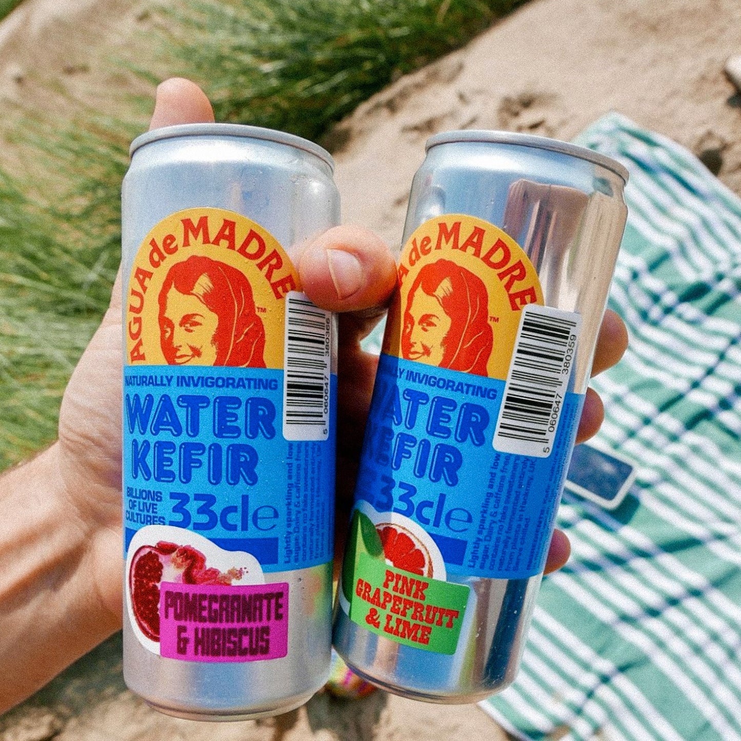 Agua De Madre Pink Pomegranate & Hibiscus Water Kefir
