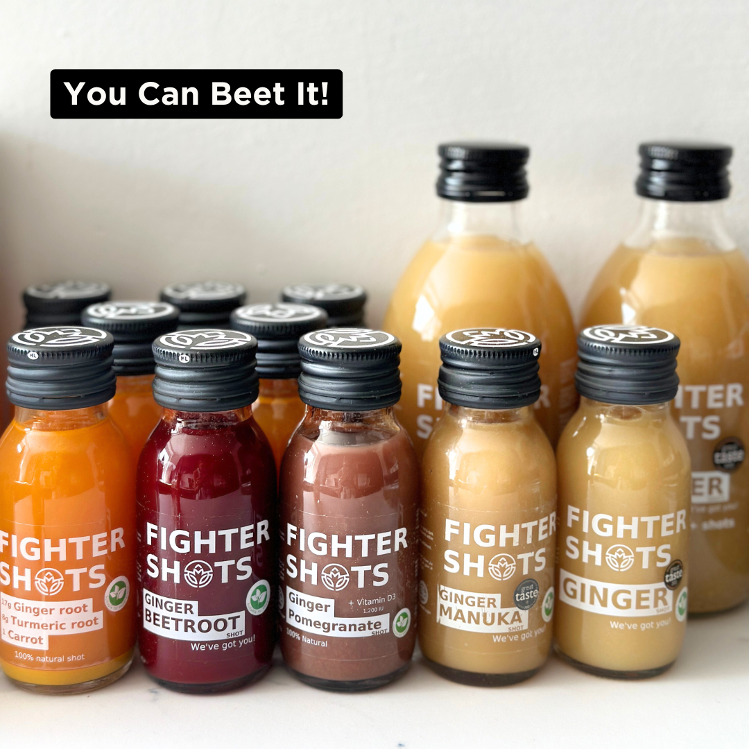 Fighter Shots 100% VEGAN Ginger + Beetroot