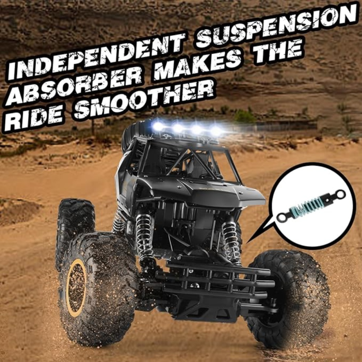 2025 NEW 4DRC 1:12 Rock Crawler Rechargeable Off Road Truck 4WD , Metal Shell LED Headlights RC Remote Control Off Road Car Truck,Logistics is randomly sent by UPS/USPS/FEDEX/Amazon Logistics/EVRI