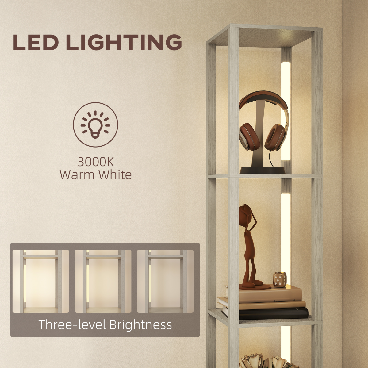 Bathroom Storage Cabinet-White