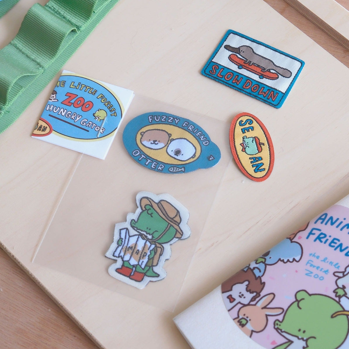 A Gator Life | Embroidered Sean Woven Label Sticker