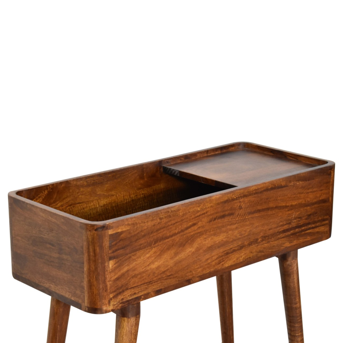 Artisan Furniture Solid Wood Open-top Chestnut Console