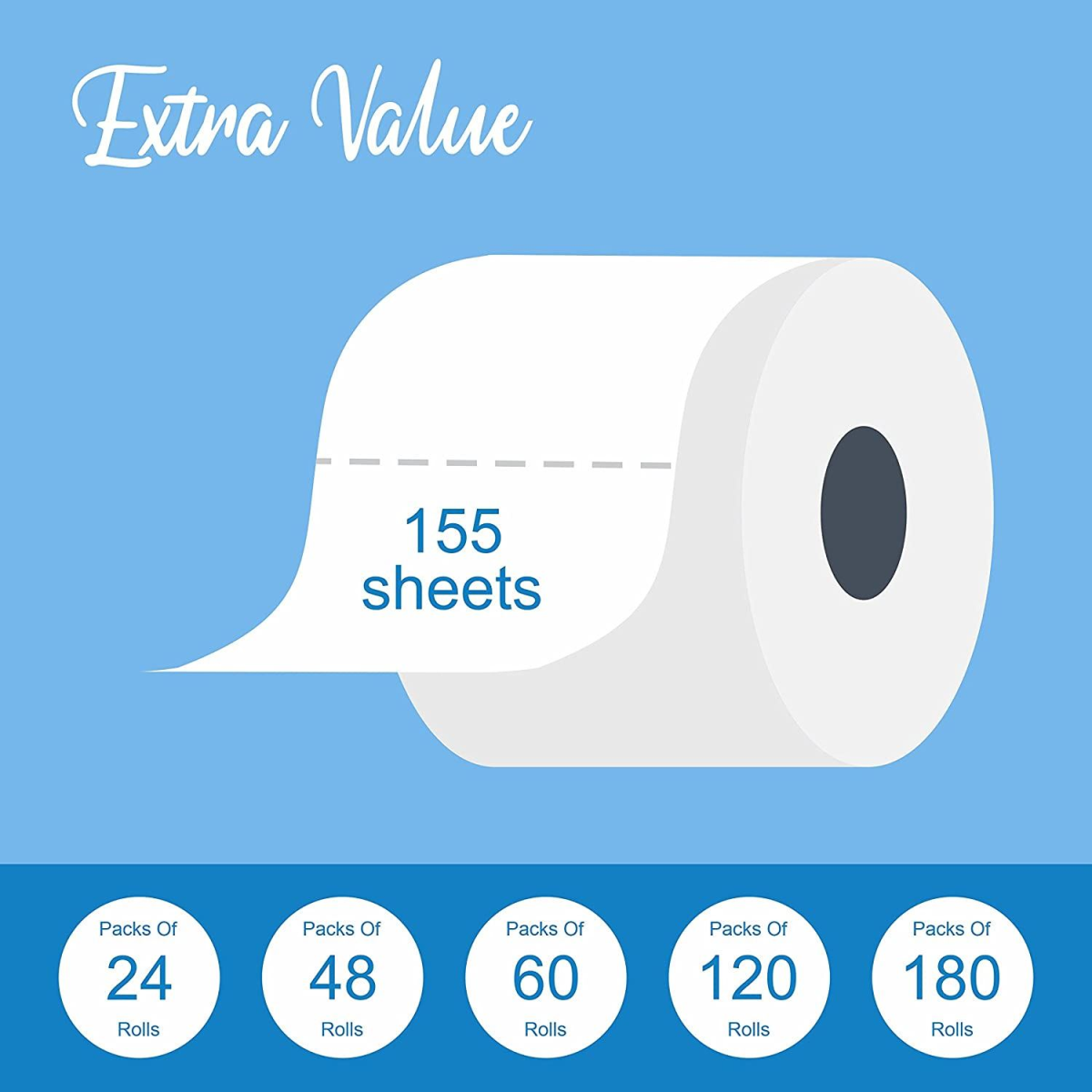 TASK LUSHEEN WHITE X 45 LUXURY SOFT TOILET ROLLS