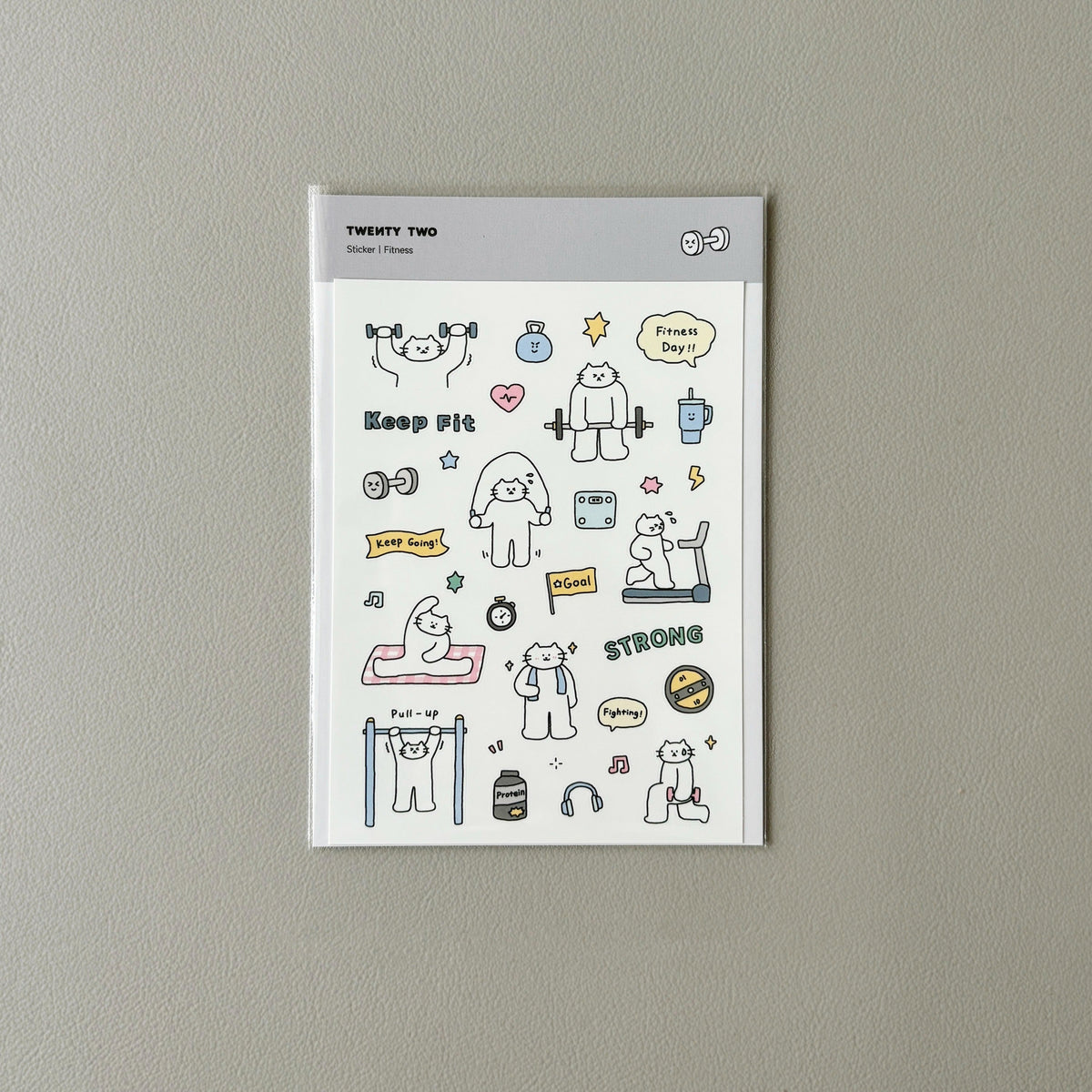 Twenty Two | Mini Kitty Summer Sticker