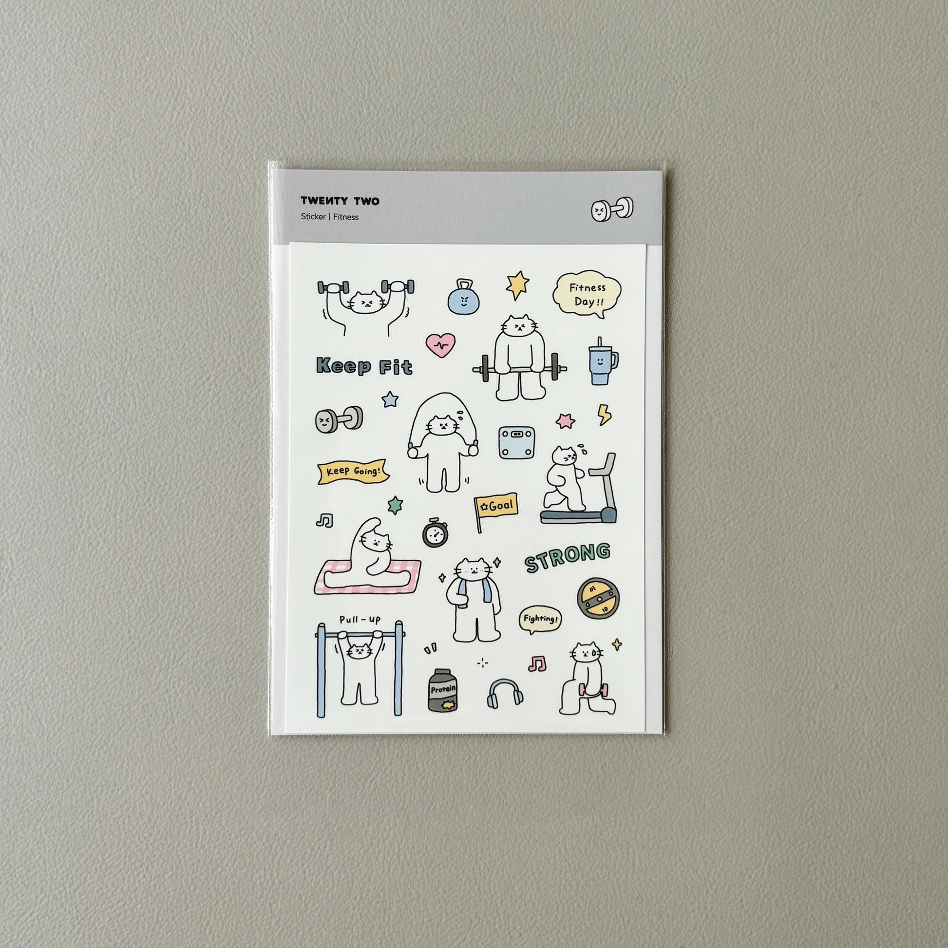 Twenty Two | Mini Kitty Summer Sticker