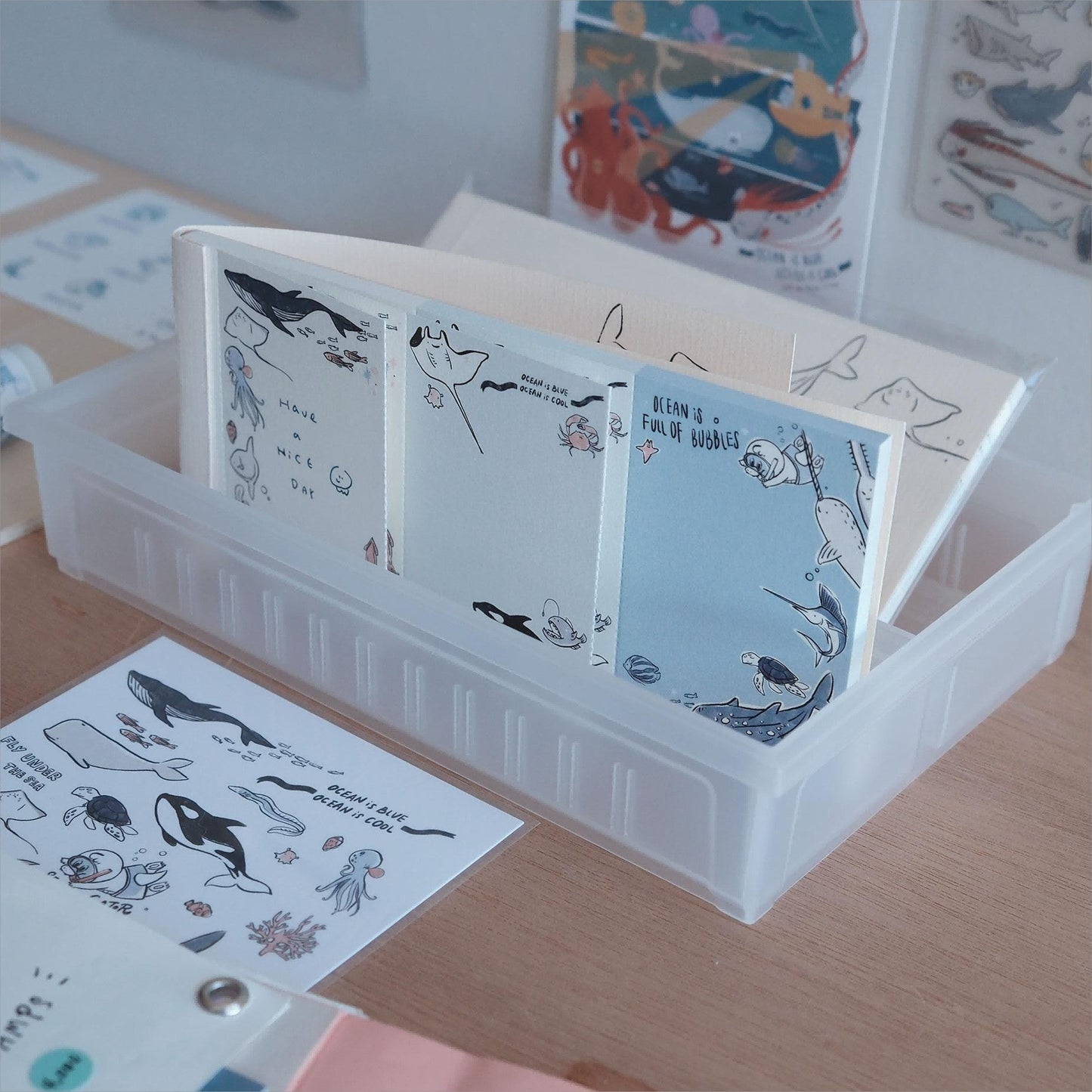 A Gator Life | Ocean is Cool Memo Notepad