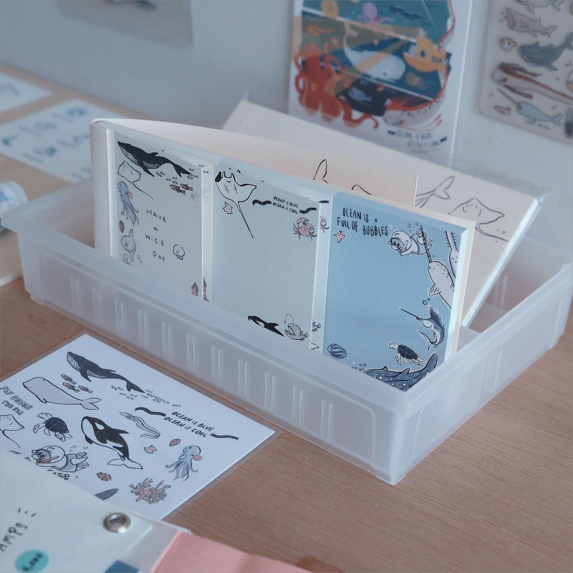 A Gator Life | Ocean is Cool Memo Notepad