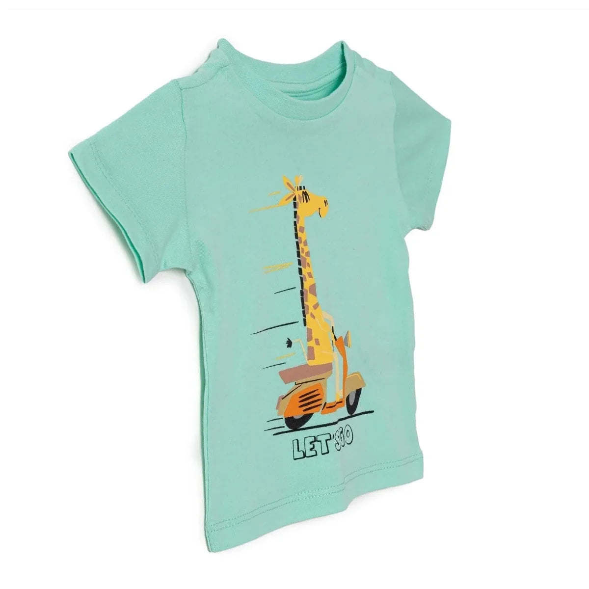 HelloBaby Poplin Trim Short Sleeve Baby T-Shirt (3-6 Months to 3-4 Years)