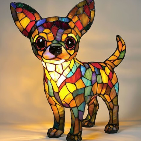 LED Small Night Lamp Art Animal Statue Creative Home Desktop Decoration
