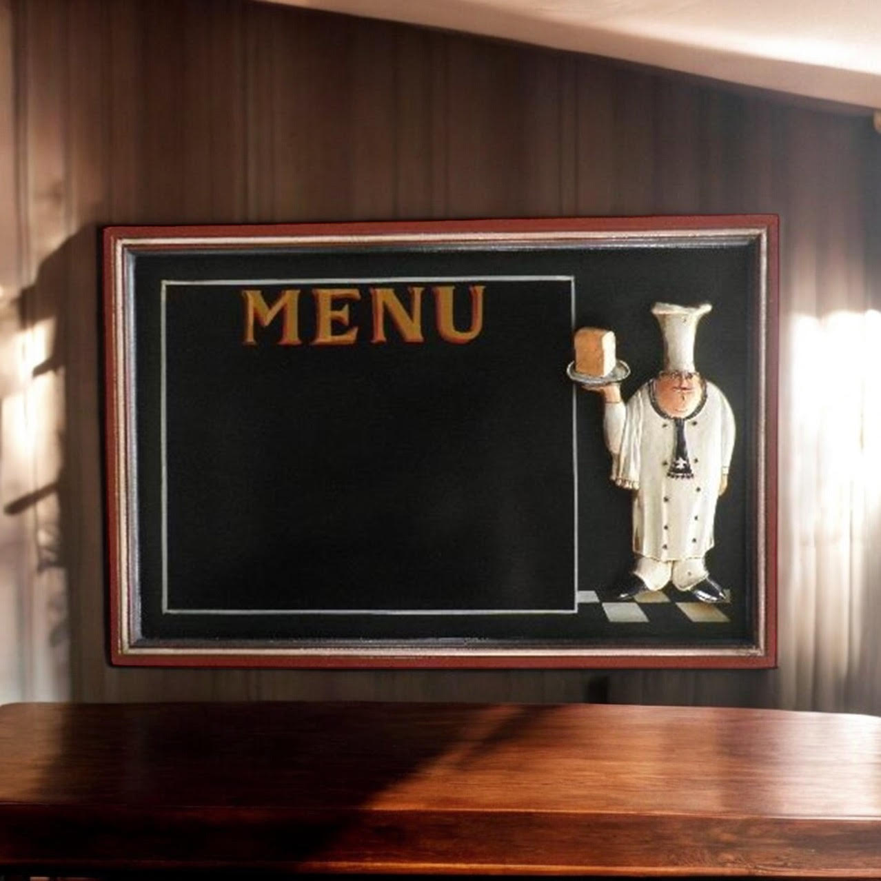 60X40CM CHEF MENU BLACKBOARD