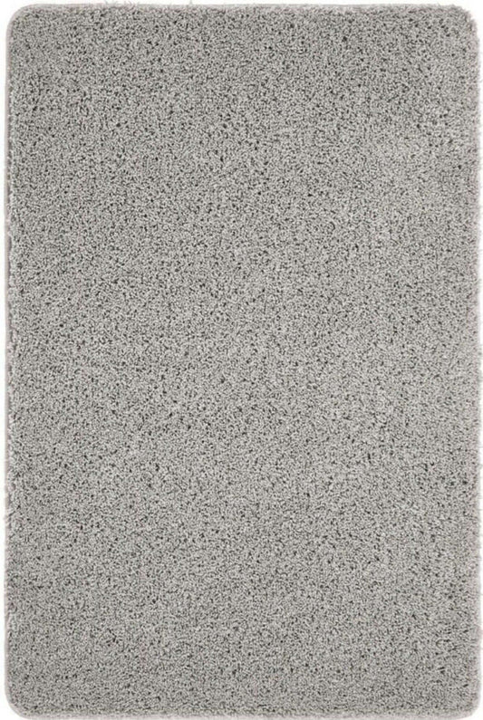 Washable Ghost Grey Shaggy Rug