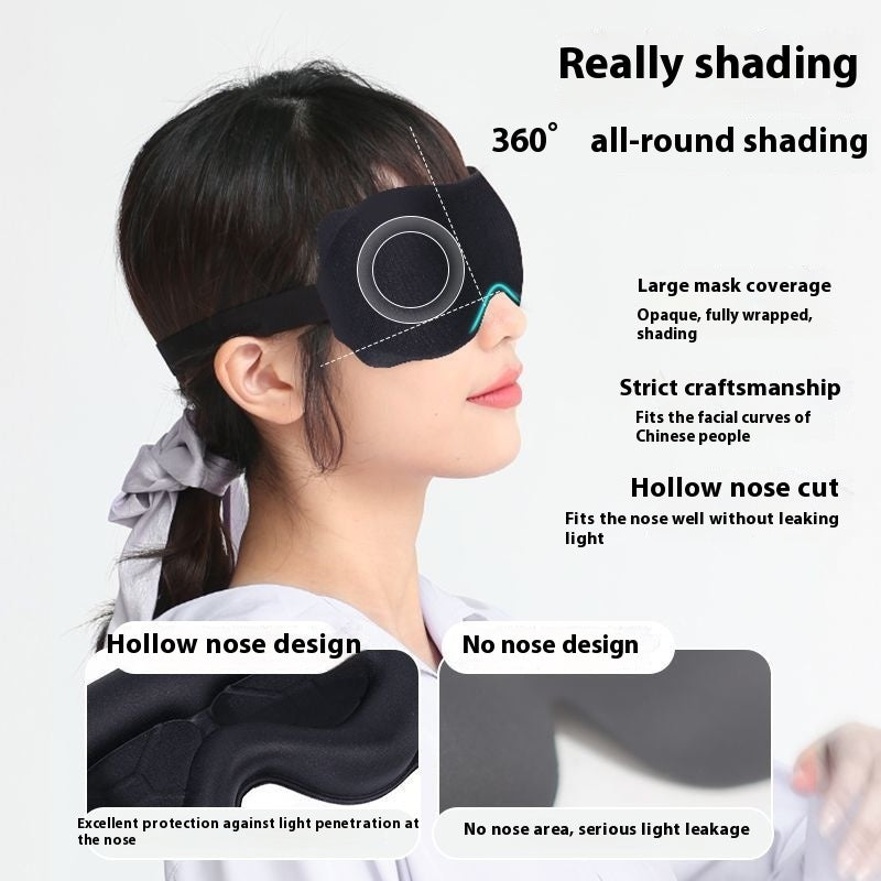 Vectraix 6D Over Stereo Memory Foam Eye Mask for Sleep & Full Shading Comfort
