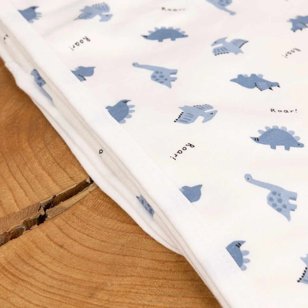 Little Dreams Dinosaur Print Jersey Baby Blanket (80 x 80 cm)