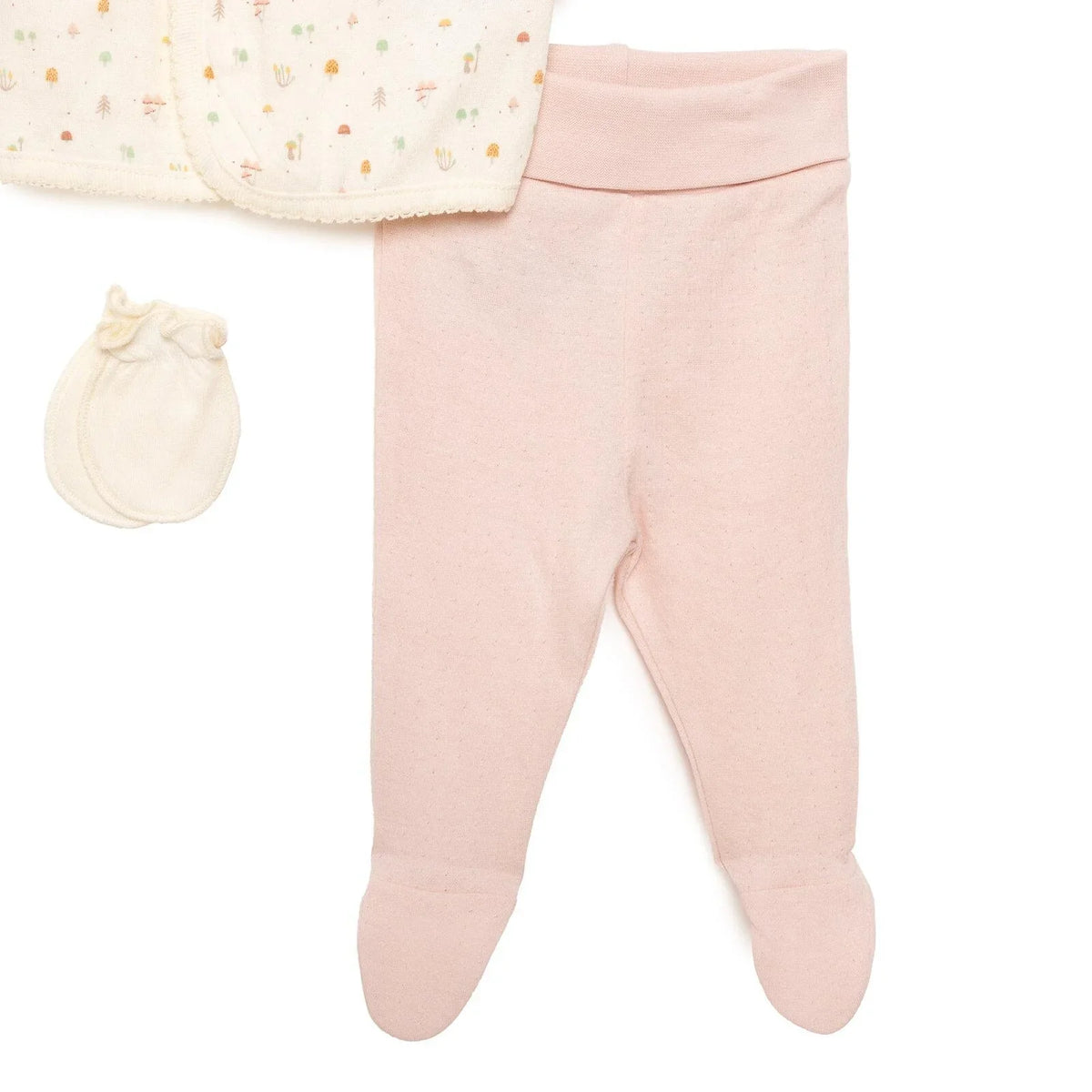 Bebetto 5 Piece V Neck Baby Hospital Bag Set (Newborn)