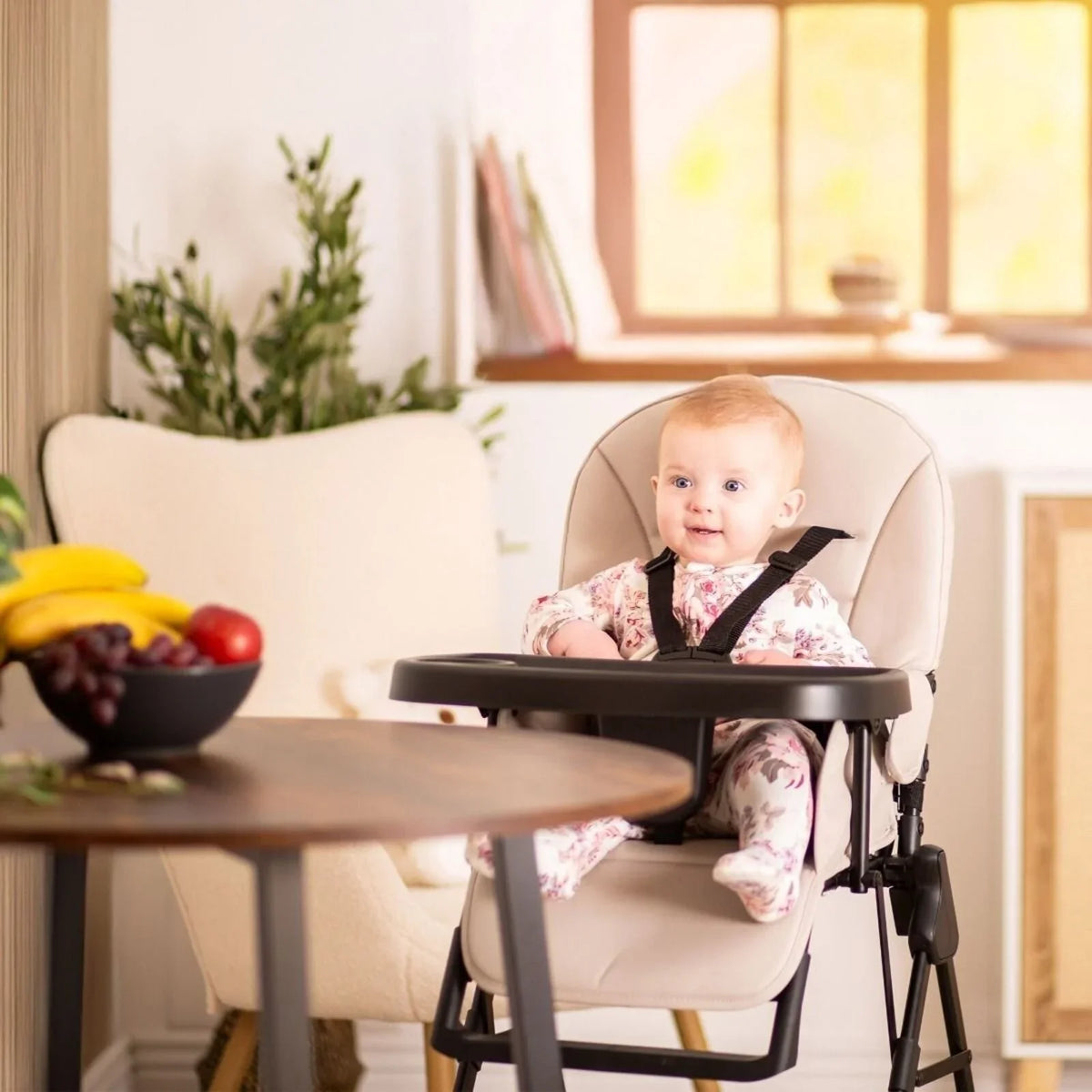 Red Kite Feed Me Fold Highchair - Grey