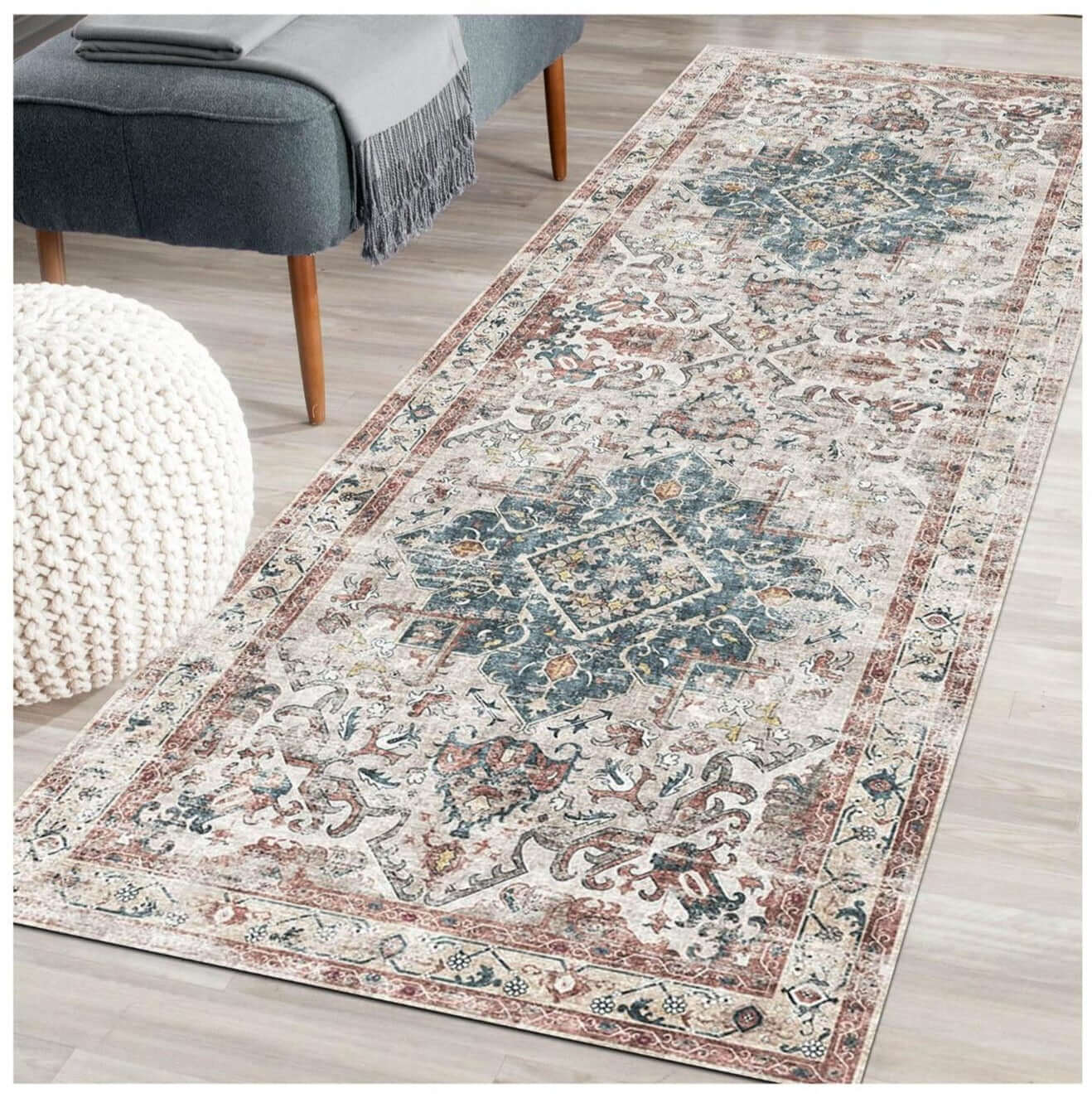 Buram Vintage Washable Rug