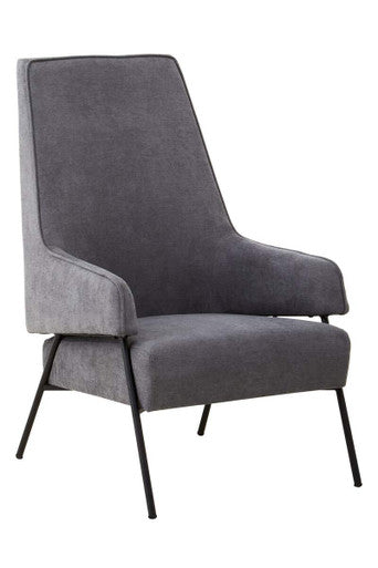 Henia Ash Velvet Chair