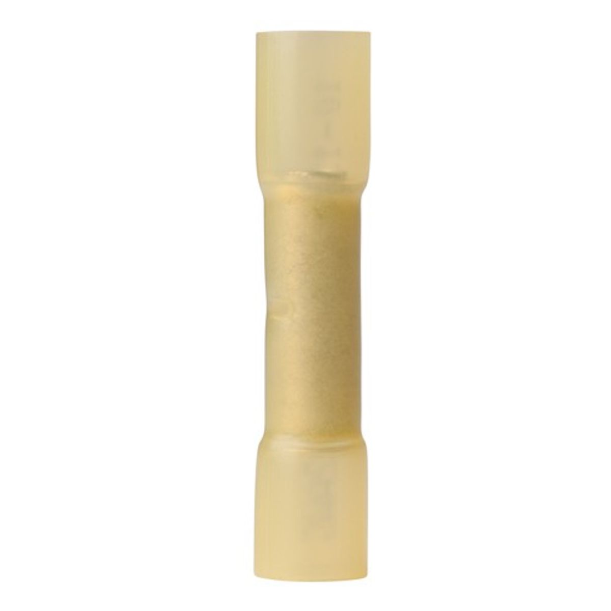 Ancor Yellow Heat Shrink Straight Connector Terminal (3-5mm², 25 Pack)