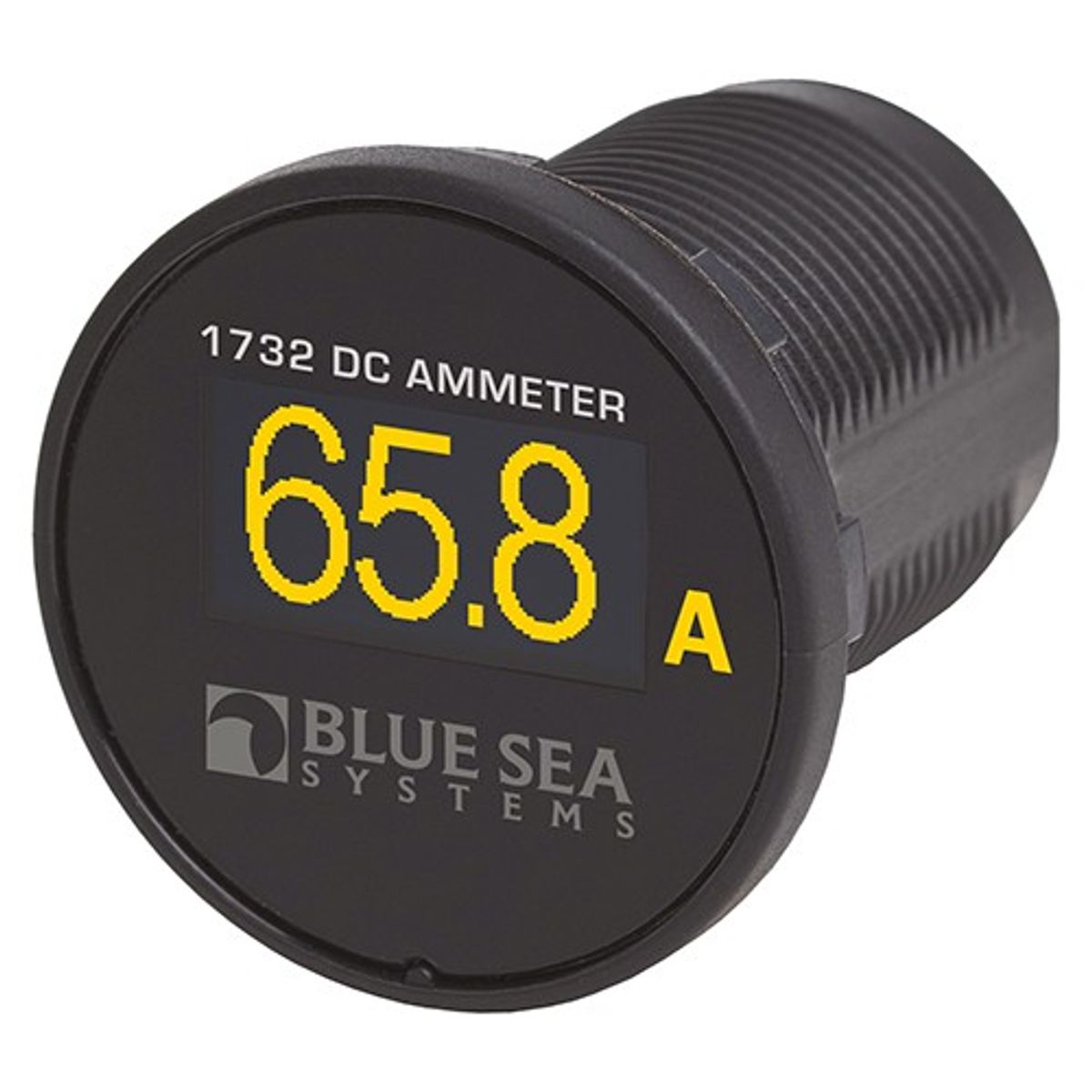 Blue Sea Mini OLED DC Ammeter (-100A to 100A / Yellow Screen) 8-21732