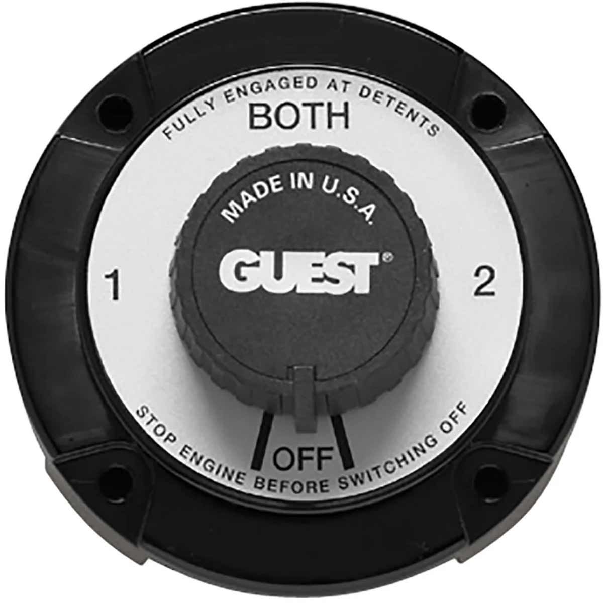 Guest Battery Selector Switch with AFD (230A / 1/Both/2/Off)