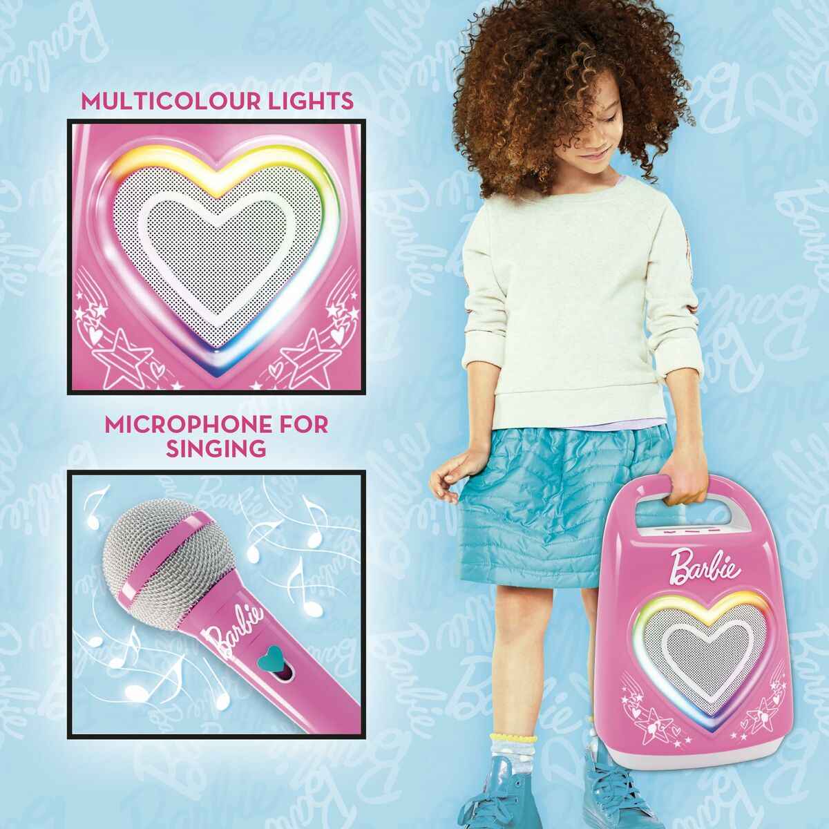 Bluetooth Speaker with Karaoke Microphone Lisciani Giochi