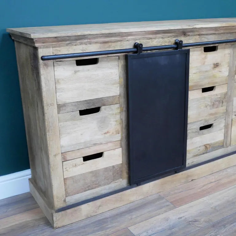 Jodhpur Loft Industrial Sideboard Cabinet Mango Wood