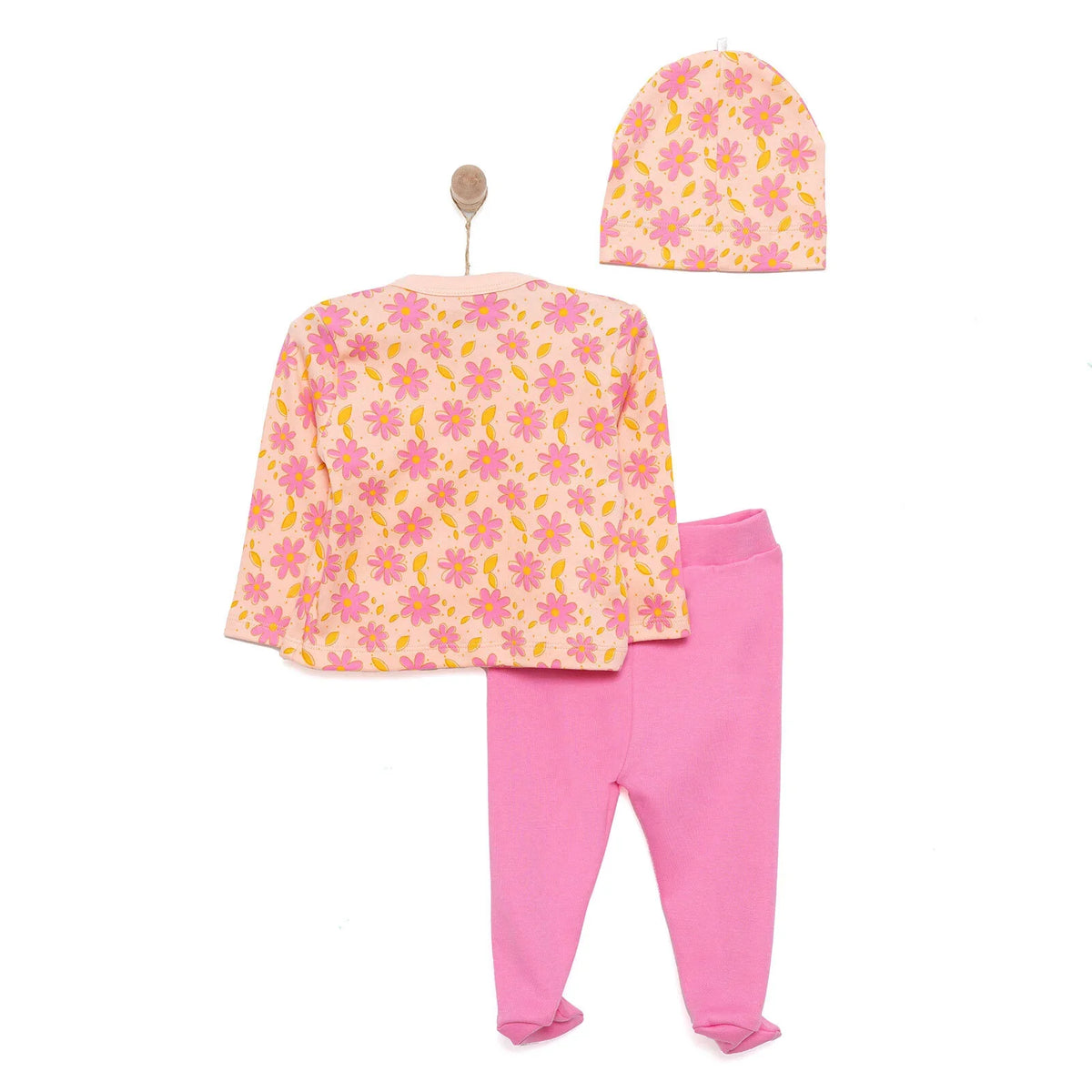 HelloBaby Baby Hat, Vest & Bottoms Set (Newborn to 6 Months)