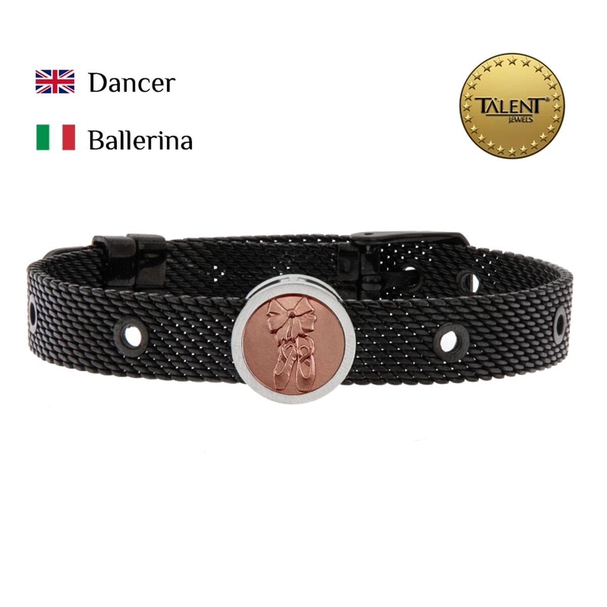 Unisex Bracelet Dancer Talent Jewels TJA-3-02-02-2-235 Black