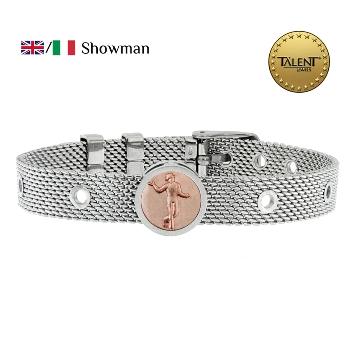 Unisex Bracelet Showman Talent Jewels TJA-3-17-02-1-235 Silver