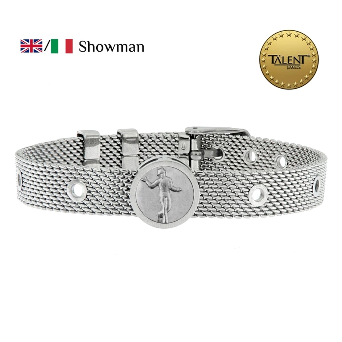 Unisex Bracelet Showman Talent Jewels TJA-3-17-03-1-235 Silver