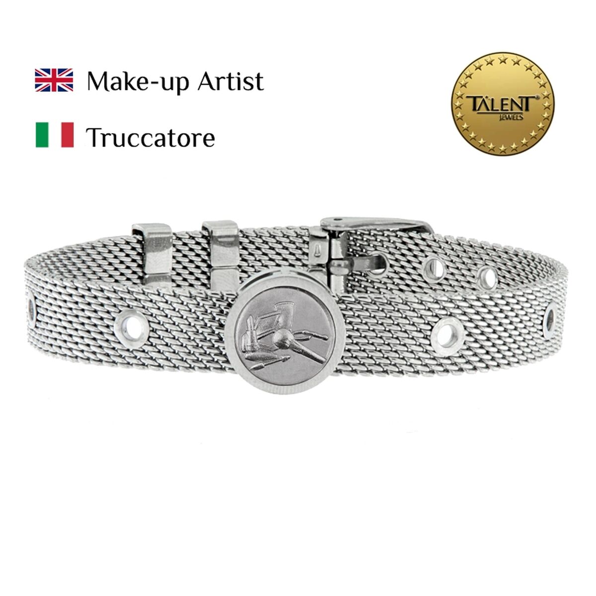 Unisex Bracelet Make-up Artist Talent Jewels TJA-3-18-03-1-235 Silver