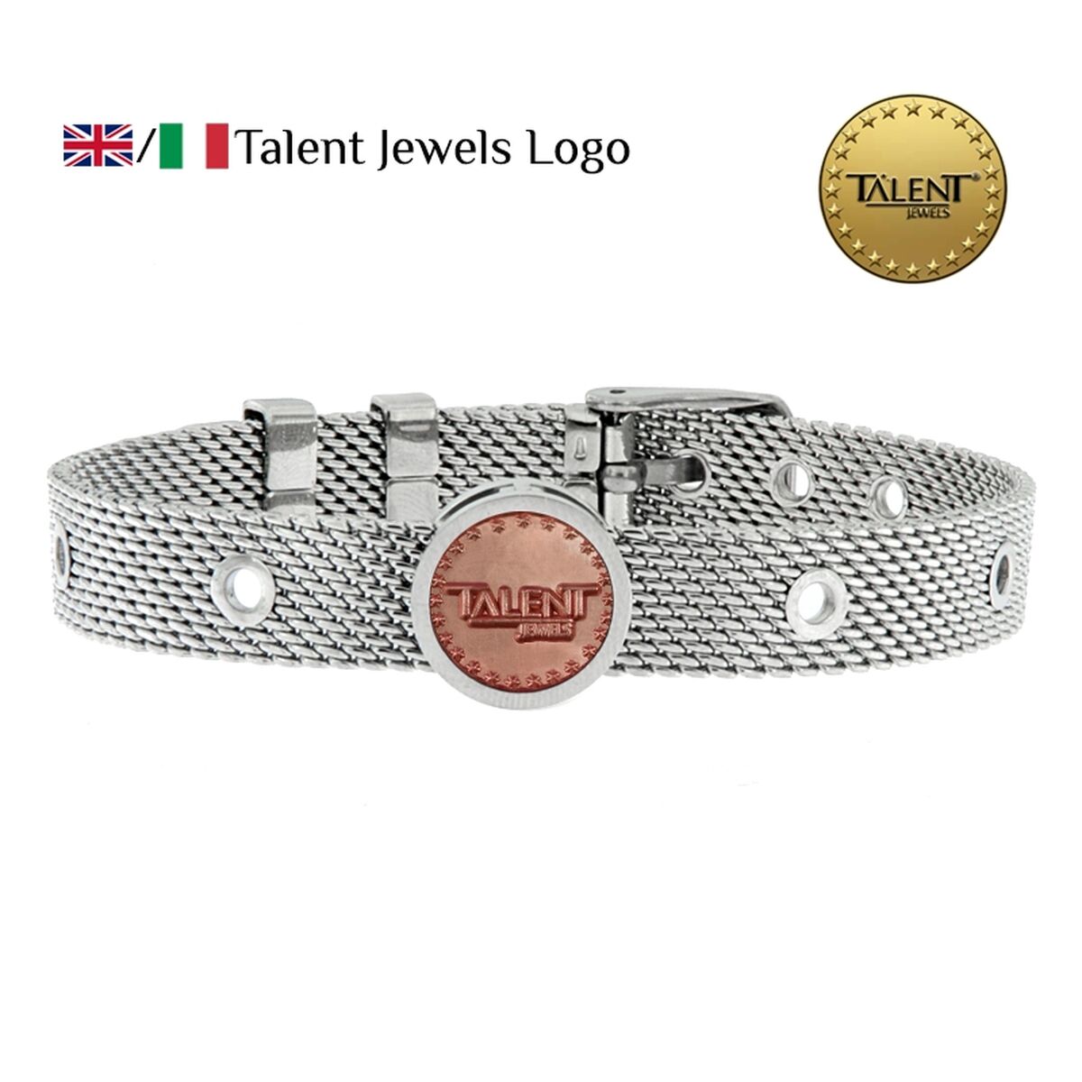 Unisex Bracelet Talent Talent Jewels TJA-6-01-02-1-235 Silver