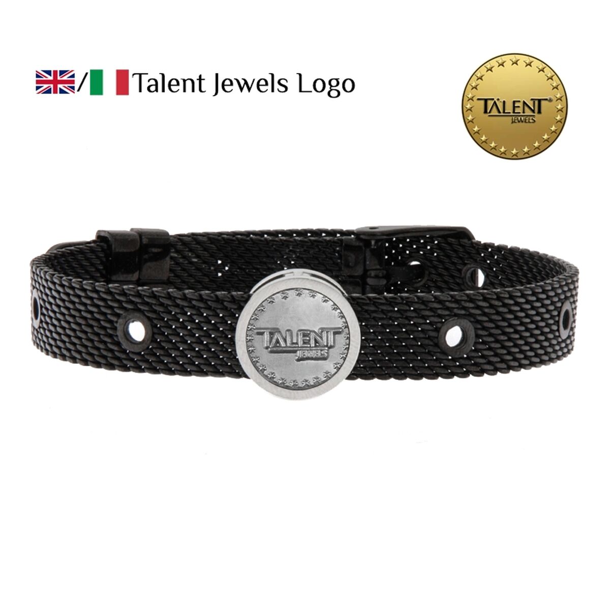 Unisex Bracelet Talent Talent Jewels TJA-6-01-03-2-235 Black