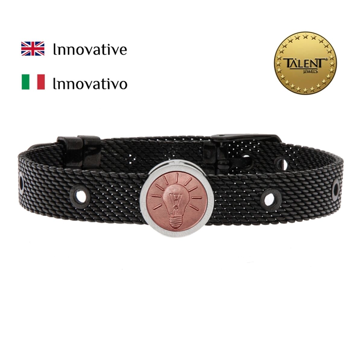 Unisex Bracelet Innovative Talent Jewels TJA-5-08-02-2-235 Black