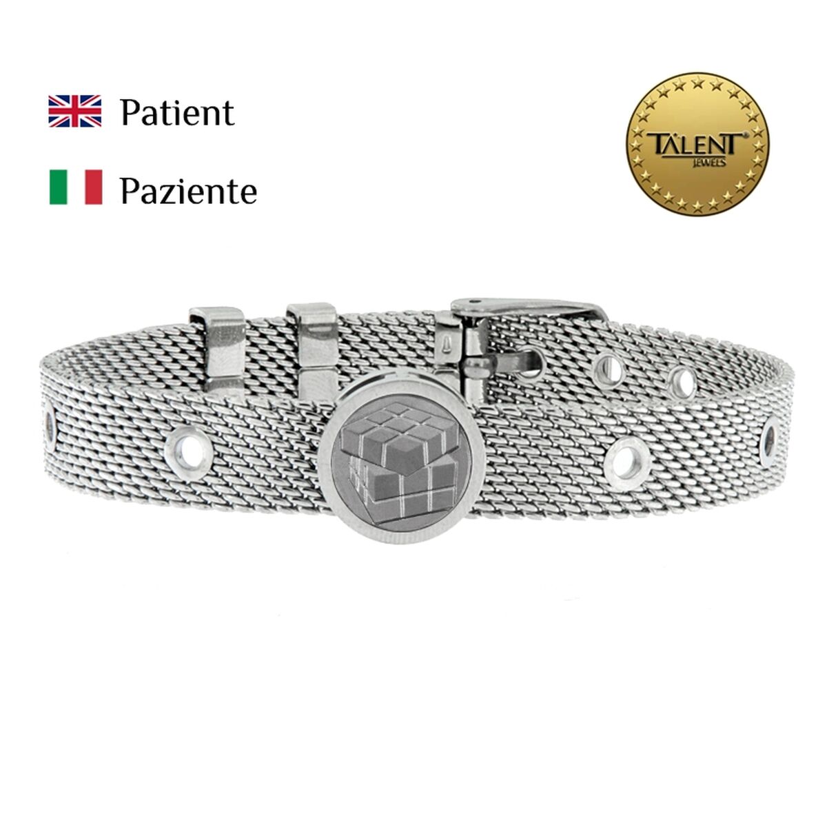 Unisex Bracelet Patient Talent Jewels TJA-5-09-03-1-235 Silver