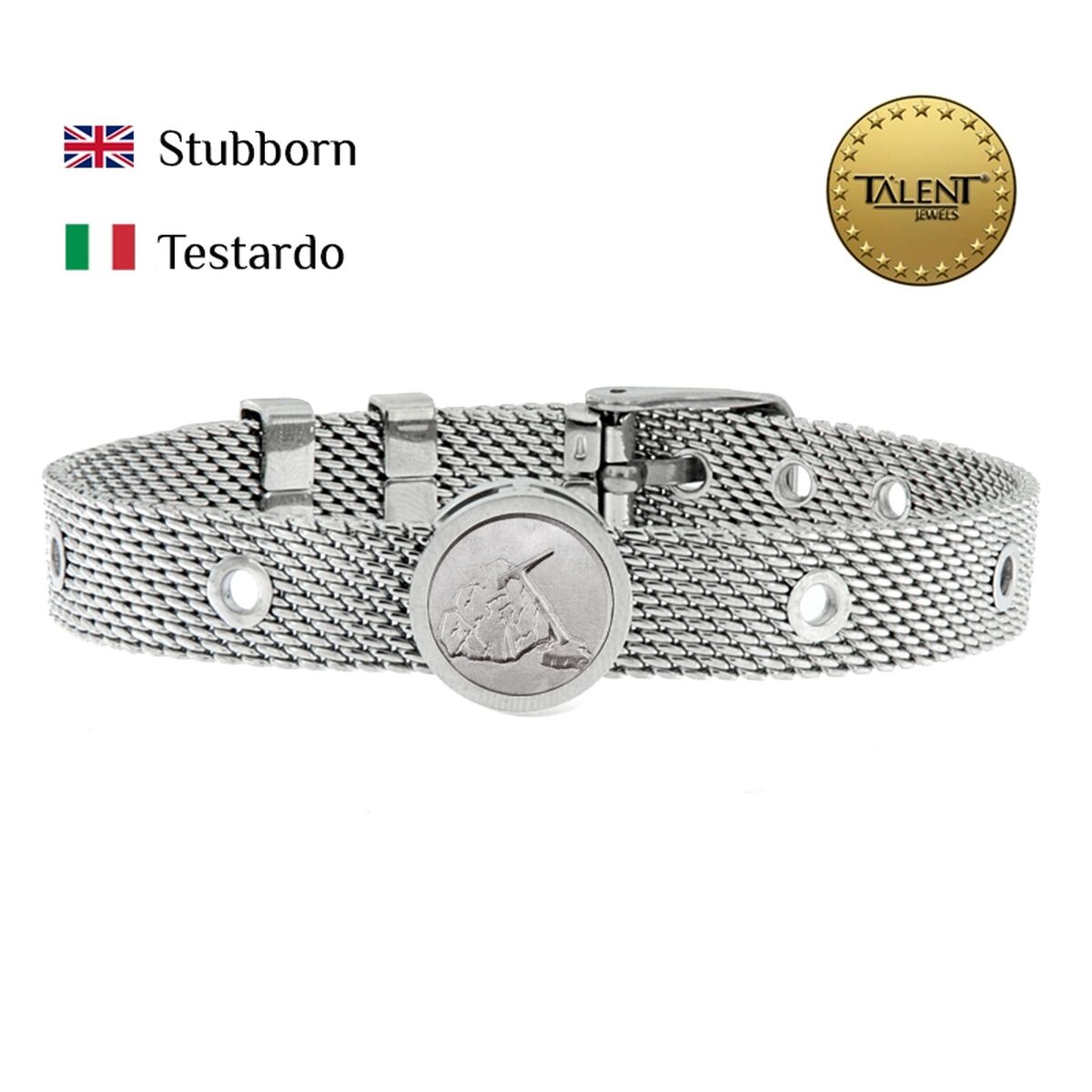 Unisex Bracelet Stubborn Talent Jewels TJA-5-11-03-1-235 Silver