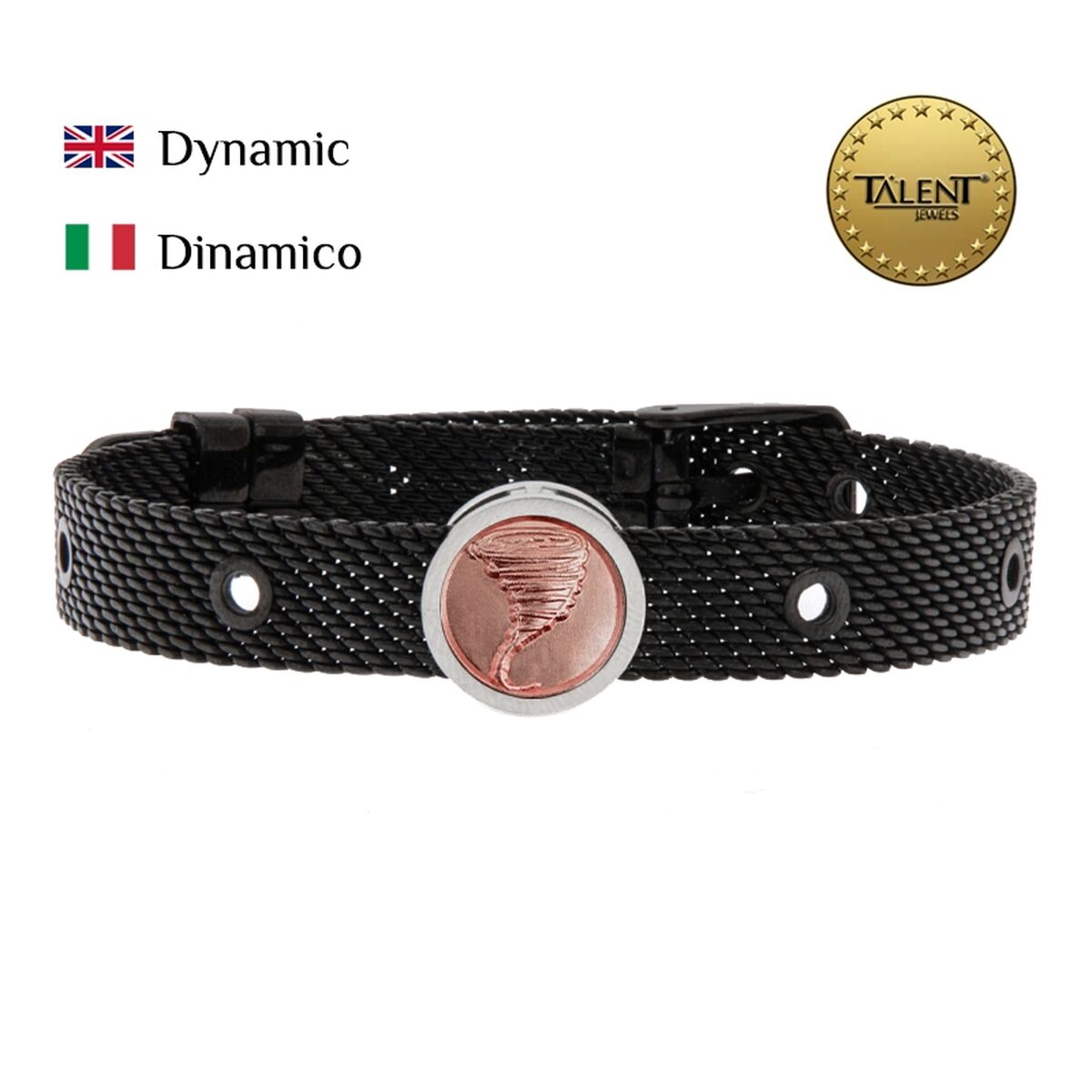 Unisex Bracelet Dynamic Talent Jewels TJA-5-12-02-2-235 Black
