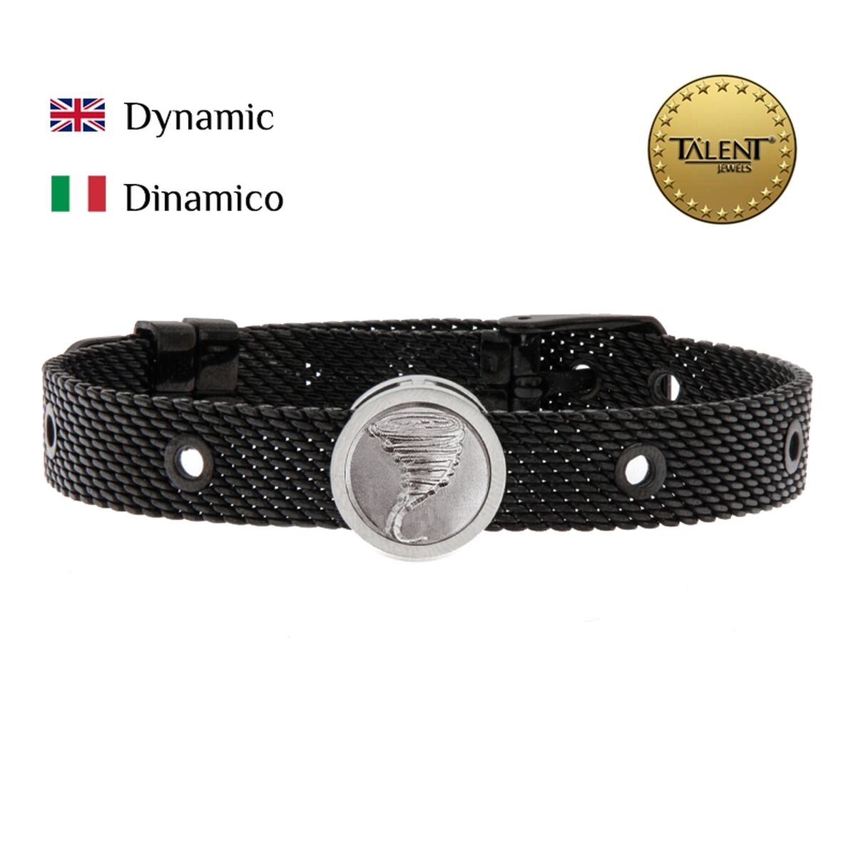 Unisex Bracelet Dynamic Talent Jewels TJA-5-12-03-2-235 Black