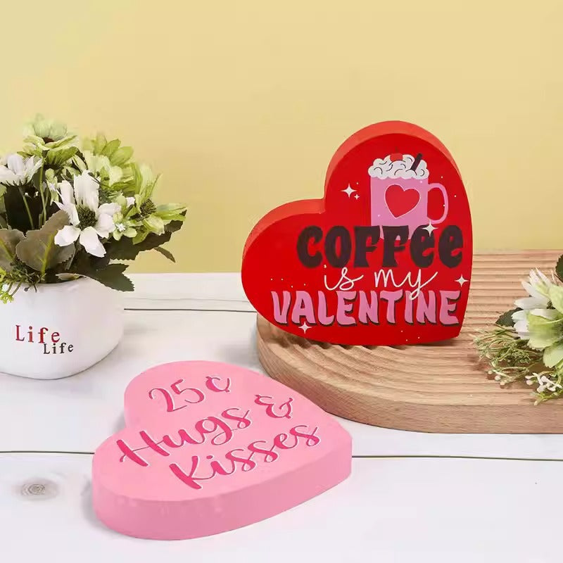 Valentine's Day Gift Love Confession Wooden Craftwork Ornaments