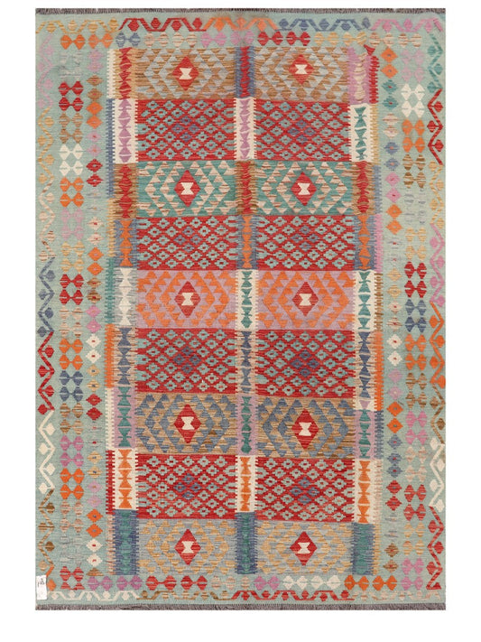 Maimana Afghanistan Kilim Rug - 302 x197 cm