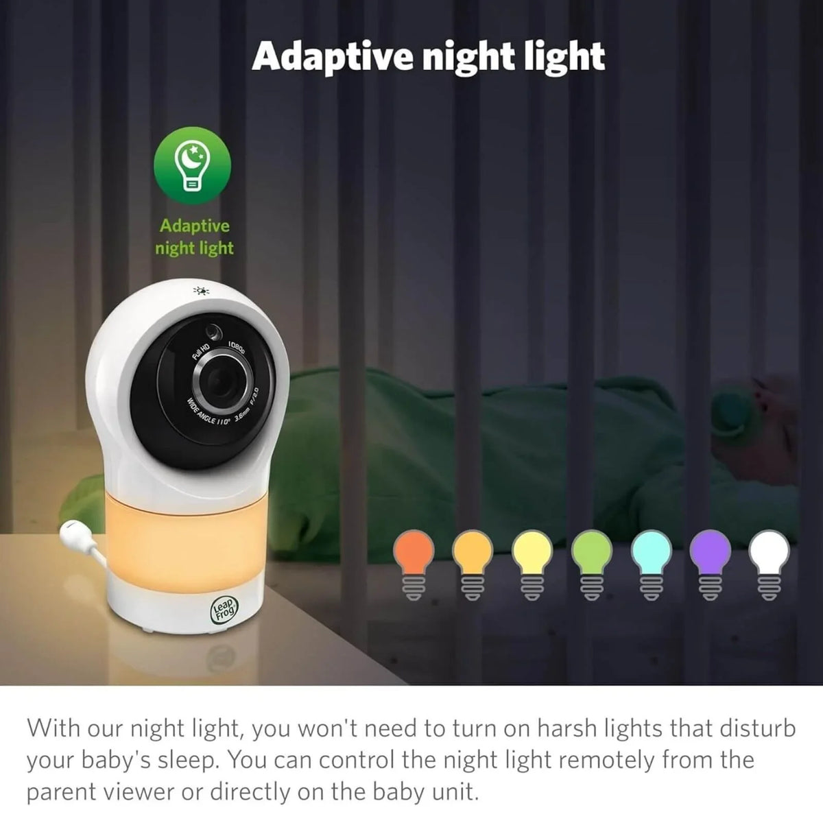 LeapFrog LF1911HD WiFi Standalone Video Baby Monitor