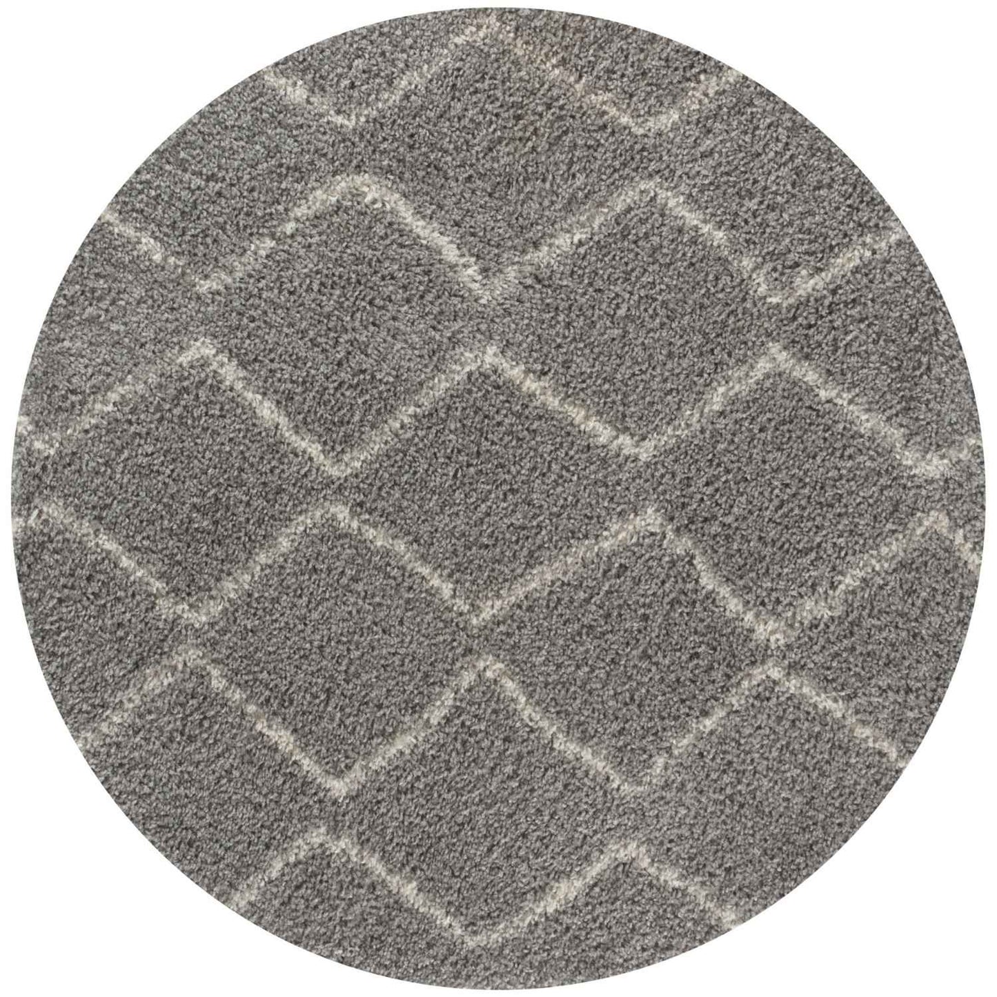 Moroccan Grey Shaggy Rug | 810