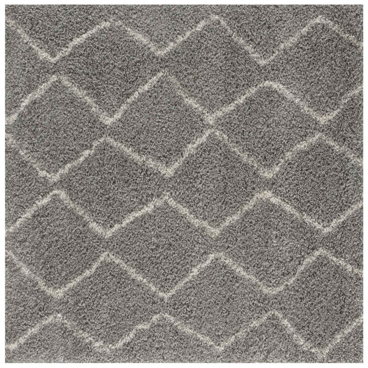 Moroccan Grey Shaggy Rug | 810